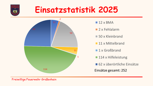 Einsatz - Statistik 2025