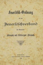 Feuerlöschordnung um 1906